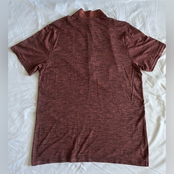 NWOT Lululemon Metal Vent Tech Surge Short Sleeve 1/2 Zip - Size XL Bric… - Picture 9 of 14